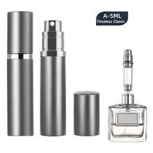 1pc Refillable Perfume Atomizer Empty Mini, TSA Approved, Travel 5ml Perfume Spray Bottle, Portable Fragrance Container For Man And Women, Amazing Gift