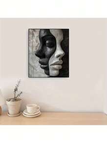 Paint By Number For Adults Beginner, DIY Gift Canvas Painting Kits, Artistic Face Oil Painting Kit, DIY Paint Adult Crafts For Gift Home Wall 16x20inch