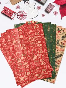 3 Pack Weihnachtsgeschenkpapier, Kraftpapier, Vintage-Weihnachtsgeschenkverpackungspapier, Weihnachtsdekoration, Partyzubehör für frohe Weihnachten, Heimdekoration, Zimmerdekoration, DIY-Geschenkverpackungsetiketten, Verpackungsaufkleber, Gastgeschenke, Weihnachtsgeschenke, Weihnachtsfeierdekoration, Weihnachtsdekoration, Dekoration für das neue Jahr 2026, Winterweihnachtsdekoration, Weihnachtsgeschenke für Zuhause, Weihnachtsdekoration - Weihnachtsgelbes Kraftpapier - Übersicht 10
