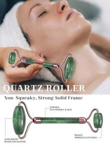 2pcs Green ABS Resin Gua Sha Massage Board | Facial & Body Meridian Scraping Massage Tool, Beauty Lifting - Multicolor - View 5