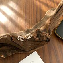 1PCS小香风耳环女双C简约冷艳2025新款耳钉气质小耳环显脸小耳饰 - 雙c簡約耳釘 - 查看 3