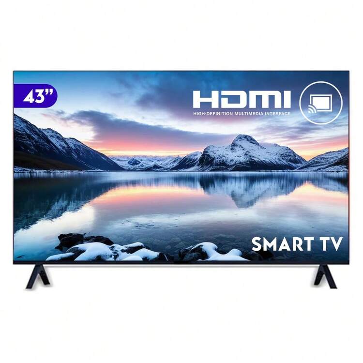 Smart TV 32/43 Inches LED HD Wi-Fi TV 60Hz 100/240v Android TSC - 43" - Xem 1