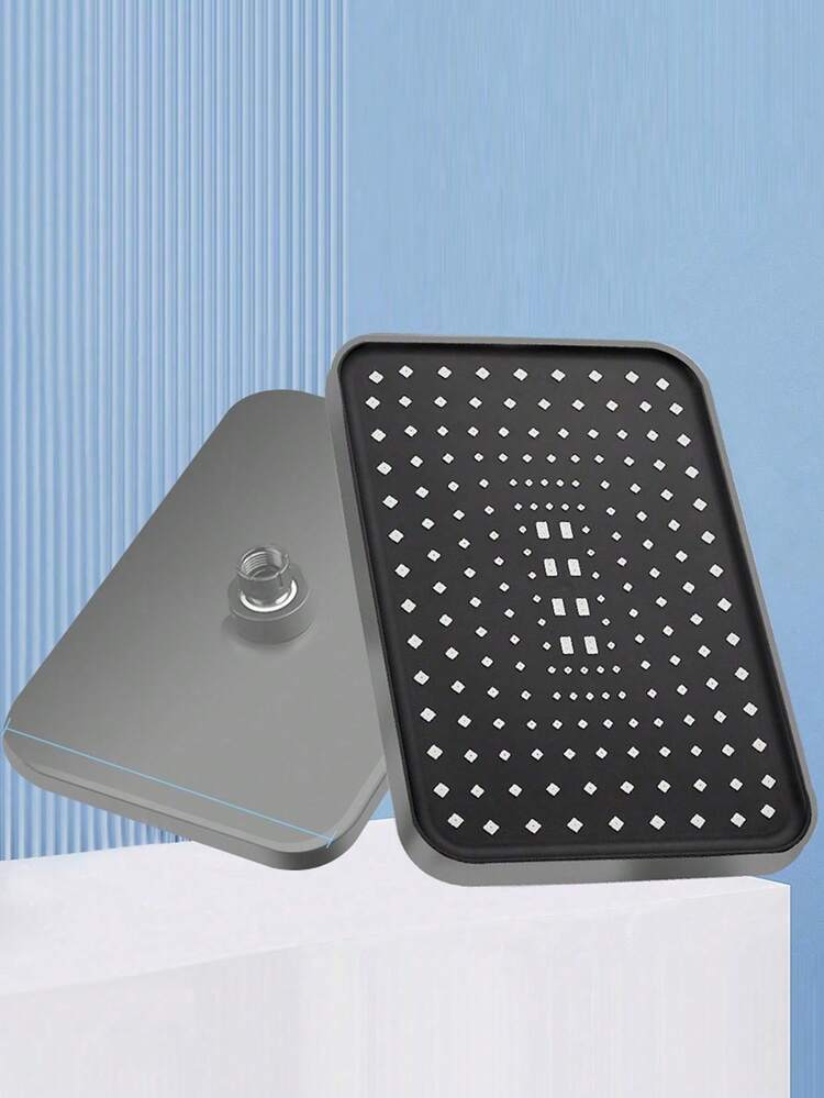 Vòi sen treo tường vuông áp lực cao, xoay 360°, lưu lượng nước cao, tiết kiệm nước, thiết kế nhựa đen hiện đại, phân bổ nước đều, dễ dàng lắp đặt để nâng cấp phòng tắm của bạn, phù hợp cho nhà ở, khách sạn và phòng tắm xe RV, phụ kiện lý tưởng cho phòng tắm hiện đại và gia đình, món quà tuyệt vời cho gia đình và bạn bè. - Nhiều màu - Xem 10