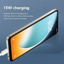 Xiaomi POCO C71 全球版智能手机强大的八核处理器 12nm 工艺 32MP AI 双摄像头沉浸式 6.88 英寸显示屏 超大 5200mAh（典型值）电池由 15W 快速充电供电安全指纹和面部解锁支持内存扩展：3GB 高达 6GB，4GB 高达 8GB Android 15 32MP 主摄像头高达 120Hz 刷新率 - 藍色 - 查看 4