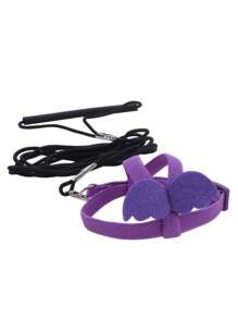 鹦鹉防咬飞行训练牵引绳套装，超轻胸背带牵引绳，柔软便携宠物玩具 - 彩色 - 查看 16