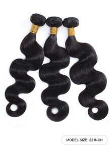 Ciocche di capelli umani con onde del corpo con chiusura, con linea dei capelli pre-sfoltita, 4 ciocche di capelli umani con chiusura in pizzo 5x5, pizzo trasparente frontale con baby hair, capelli naturali