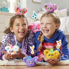 Hasbro Furby Furblets Bub- 迷你朋友，45+ 声音和音乐，仅会说话的 Furbish，电子毛绒玩具，粉色和白色，适合 6 岁以上儿童开学礼物 - BUB-LEE - 查看 11