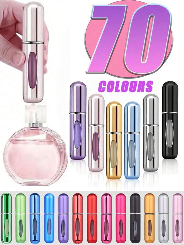 1-5pcs Perfume Travel Refillable, Travel Perfume, Travel Perfume Bottle Refillable Mini Refillable Perfume Portable Sprayer BottleRefillable Perfume Spray, Travel & On-The-Go Refillable Pump Case (5ml 10-150pcs For ), Refill Pump Case For Traveling And Outgoing Supplies Holiday Camping Holiday Essentials Accessories For Women Perfume For Men