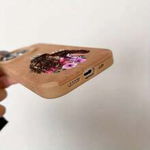 Funda para phone 15 Pro, 16 Pro, 14 Plus, 13 Pro, XS, 13, 14 y 11 con diseño estampado de escalera. Fabricada en TPU con diseño de piel de oveja. Compatible con phone 15 Pro, 16 Pro, 14 Plus, 13 Pro, XS, X y XR. Modelo SHJC3182. - Caqui - Ver 4