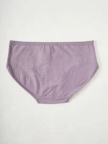 3件組蝴蝶結裝飾純棉內褲－中腰無縫、超柔軟透氣 - 彩色 - 查看 8