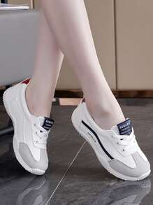 New Women Casual Sports Shoes, Flat Sneakers, Athletic Road Running Shoes, Suitable For All Seasons