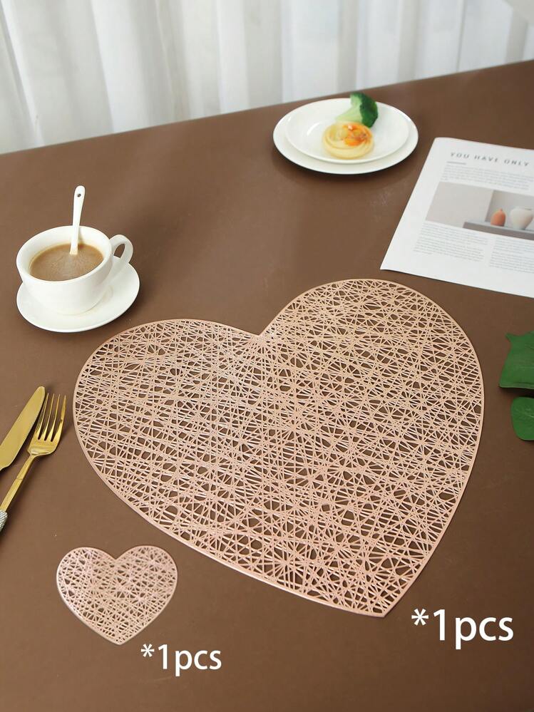 6 st ihåliga PVC-underlägg med halkskydd, lätta att rengöra och torka av, lämpliga för matbord, fest, bardekoration - Multifärgad - Visa 20