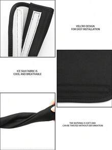 1pc Customized Embroidered Name Car Seat Belt Shoulder Pad, Backpack Shoulder Pad, Safety Belt Anti-Chafing Cover, Multi-Purpose Shoulder Strap Pad, Suitable For All Seasons And Vehicle Models, Also Applicable To Backpack Straps, Camera Straps