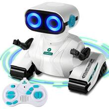 Robot de Control Remoto, Juguete Robot con Luces LED, Robot Inteligente de Control Remoto con Funciones de Música y Baile/Cabeza y Brazos Flexibles, Mini Robot Interactivo Regalo para el Hogar, Cumpleaños, Navidad - 1 - Ver 9