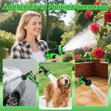50/100 Feet Garden Stainless Steel Water Hose With Three Fittings Sprinklers & 10 Nozzles Flexible Durable Kink-Free Puncture Resistant Metal Hose For Patio Outdoor Use - 100ft - View 12