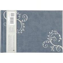 Guest Book In Loving Memory Blue