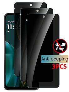 3pcs Tempered Glass Screen Protector, For G86/ G Stylus 5G 2024/E30/G53/G42/E40, Smooth Surface, High Hardness, Bubble-Free Installation, Privacy Protection Screen Protection Essentials, Applicable To Daily Shield, Office, Home Privacy Screen Protector Phone Screen Protector Phone Accessories - Black - View 65