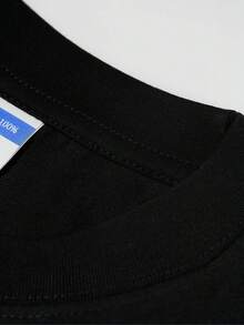 Camiseta de Tema de Regalo de Caja de Arte de Dinosaurio Divertido de Navidad para Hombres y Mujeres, 100% Algodón, Regalo de Navidad para Familia y Amigos, S-XXXL, Negra, Decoraciones de Fiesta de Dinosaurio, Ropa Festiva, Cuello Redondo Casual, Ajuste Cómodo - Negro - Ver 6