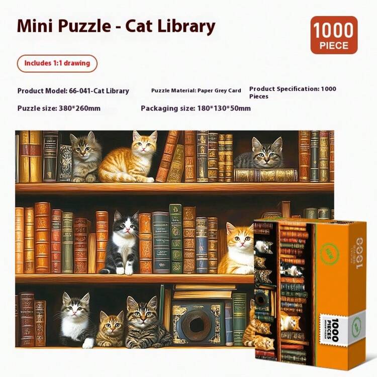 全新 2025-1 件，1000 片高难度绘画拼图，减压纸质拼图，博物馆级艺术品复制品，缝纫玩具，旅行玩具，课堂减压玩具，迷你沐浴玩具，圣诞文具，减压球，生日礼物，圣诞礼物，万圣节礼物，平安夜礼物，完美礼物，玩具，游戏 - 彩色 - 查看 13