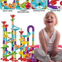 142pcs Marble Race Track Toys, Marble Run Set, Construction Building Blocks Game For Kids Birthday STEM Gifts, And Early Cognition, Hand Exercise, Parent-Child Interaction, Distinguish Colors - Multicolor - View 9