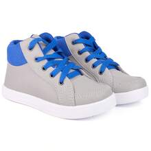 Unisex Sneakers Children's Boots Kids Boys Girls High Top Lace-Up Soft Sole Comfort Suede - 彩色 - 查看 2