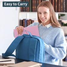 JARLINK Pockets Expanding File Folder, A4 Size Accordion File Folders With 12 Labels, Cute Paper Organizer, Portable Document Organizer Home College School Office Supplies, Macaron Pink