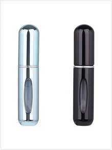 5 件/4 件/3 件/2 件/1 件 5ml 可再填充香水瓶、便携式可再填充香水雾化器瓶、可再填充香水旅行喷雾瓶、迷你便携式空液体容器、旅行必需品、海滩旅行收纳袋、适用于香水、女士香水，适合度假、露营、度假、返校