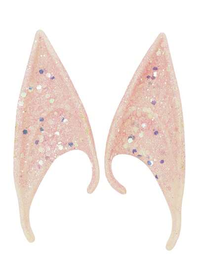 1 Pair Latex Elf Ears, Cosplay Props For Halloween Party, Masquerade, Bar, Carnival, Performance, Etc.