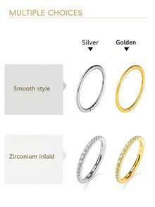 1/5 paires de petits anneaux de 18G, anneaux pour le nez et les lèvres en argent de petit diamètre (6/7/8/9/10mm), en acier inoxydable, bijoux de piercing pour le septum, boucles d'oreilles pendantes, boucles d'oreilles pour l'hélix et le tragus, cadeaux pour petites amies, amis, parents, cadeaux de bijoux percés, bijoux de piercing à boucle fermée convenant pour les fêtes et les vacances des femmes