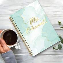 دفتر قيد الإيرادات والمصروفات، قسم متتبع الحسابات قابل للطباعة لسجل البنك (لسيناريوهات التسجيل المالي)