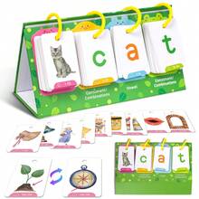 CVC Word Games, Desktop Educational Card With English Illustration For Natural Spelling And Sentence Building,Learning Activity Supplies Back To School (Colours And Details Are Random) - Multicolor - View 5