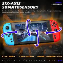 2025 Joy Pad Joycons RGB Wireless Gamepad For Switch/Lite/Oled Hall Joystick No Drift Remote Control 6 Axis Gyro Game Controller