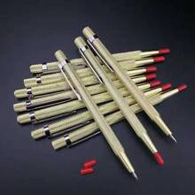 2X SCRIBERTool Tungsten Engineering Point Scriber Sheet Carbide Metal Pen Tipped - Gold - View 2