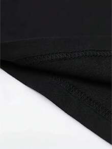 Men's Red -Like Glossy T-Shirt - Faith Over Fear Verse (Psalm 93:4) & Psalms 23:1 Print, Faith Apparel, Loose Fit Short Sleeve Casual Wear, Sports Fan Gift, Breathable Summer Shirt With Back Scripture Design - màu đen - Xem 4