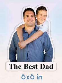 1pc Customized Photo Refrigerator Magnet, Personalized Family Photo Gift, Children Photo Fridge Magnet, Custom Refrigerator Magnet, Funny Cat/Dog Photo Fridge Magnet, Asymmetrical Acrylic Refrigerator Magnet, Warm, Cute, Special Home Decor, Personalized Gift, Anniversary Gift, Special Gift, Holiday Gift - Multicolor - View 9