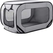 1 pieza Jaula para mascotas, Tienda para perros y gatos, Corral portátil y plegable de 36 pulgadas para mascotas, adecuado para asiento de coche de perro y gato, salidas al aire libre, viajes - Multicolor - Ver 1