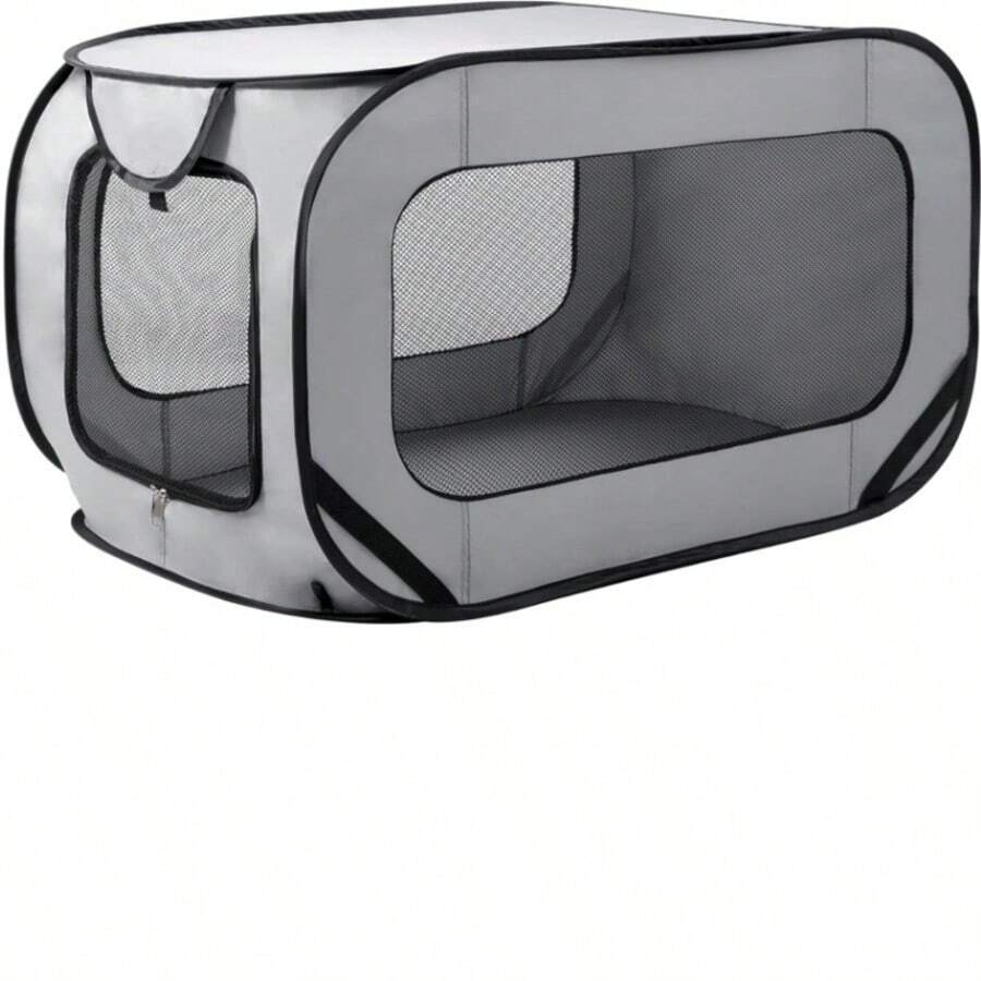 1 pieza Jaula para mascotas, Tienda para perros y gatos, Corral portátil y plegable de 36 pulgadas para mascotas, adecuado para asiento de coche de perro y gato, salidas al aire libre, viajes - Multicolor - Ver 1