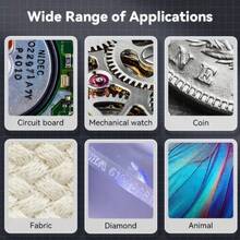 500X Magnification Portable Handheld Digital Microscope Super Macro Lens For Maintenance/Welding/Scientific Research/Testing