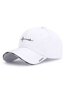 1 件男女通用棒球帽，休闲字母印花太阳帽适合日常穿着、户外活动、旅行、徒步旅行、滑雪、春秋季 - 彩色 - 查看 14