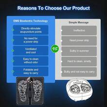 Electric Massage Pad EMS Foot Massager With 8 Modes 29 Gears For Muscle Stimulation Deep Relaxation Stress Relief And Recovery Sleep Aid