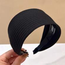 多功能布艺褶皱宽发箍，韩版新款街头风发箍，时尚拍照发夹，发带，发箍头带，头饰发饰 - 彩色 - 查看 24