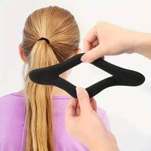 3/2/1件装女士蓬松发髻造型器、卷发器、发髻定型器、魔术美发海绵甜甜圈发髻造型器、马尾发髻造型器、美发造型工具配件 - 彩色 - 查看 6