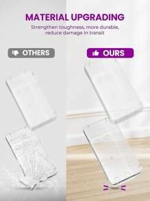 10pcs Drawer Organizer Set, Bathroom And Kitchen Drawer Cabinet Organizer Trays, Clear Storage Bins For Makeup, Jewelry, Utensils And Gadgets - White - View 5