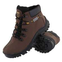 Men's Adventure Boot, Trail-Resistant Combat Boot, Non-Slip Sole - 鏽棕色 - 查看 1