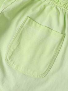 Cross Print Men's Shorts Set, Men, Ropa De Hombre, Men Shorts Set, Pantalones De Hombre, Shorts For Men, Graphic Tees Men - 薄荷綠 - 查看 4