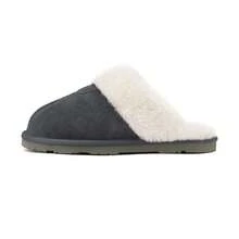 Women House Slippers Fuzzy Fluffy Furry Cozy Home Bedroom Comfy Winter Cute Warm Indoor Outdoor Shoes - Xám - Xem 5