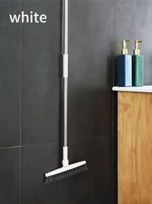 2/1 件可调节长柄硬毛地板刷 - V 型刷头,可深度清洁瓷砖缝隙和狭窄角落,商用家用户外卫生工具,便携式设计,耐用结构,清洁用品 - 彩色 - 查看 8