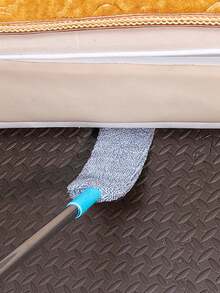 1 Stück leichter Flachmop, Flachmop, leichte Reinigung, Haushalts-Mop, Bodenreinigung, trocken und nass, schlabbriger Mop, mit leichtem und flexiblem Mopfkopf-Design, einfach tief in den Boden von Möbeln, Reinigungsutensilien, Fliesen usw. Küchenutensilien, Staub und Schmutz mit einem Klick lösen, Collegebedarf, Küchengrundausstattung, Reinigung.