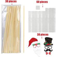 47 Pcs Christmas Photo Booth Props Set Party Glasses, Christmas Party Supplies Christmas Pose Sign Kit For Adults Kids Party Decorations, Christmas Eyeglasses Xmas Props For Photoshoot For Selfie - Multicolor - View 8