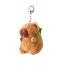 Capybara Plush Keychain Toy Realistic Cute Capybara Stuffed Animals Toy Capybara Pendant For Backpack Handbag Birthday Gift,Stuffed Toy,Pink Capybara,Capybaras - Multicolor - View 9